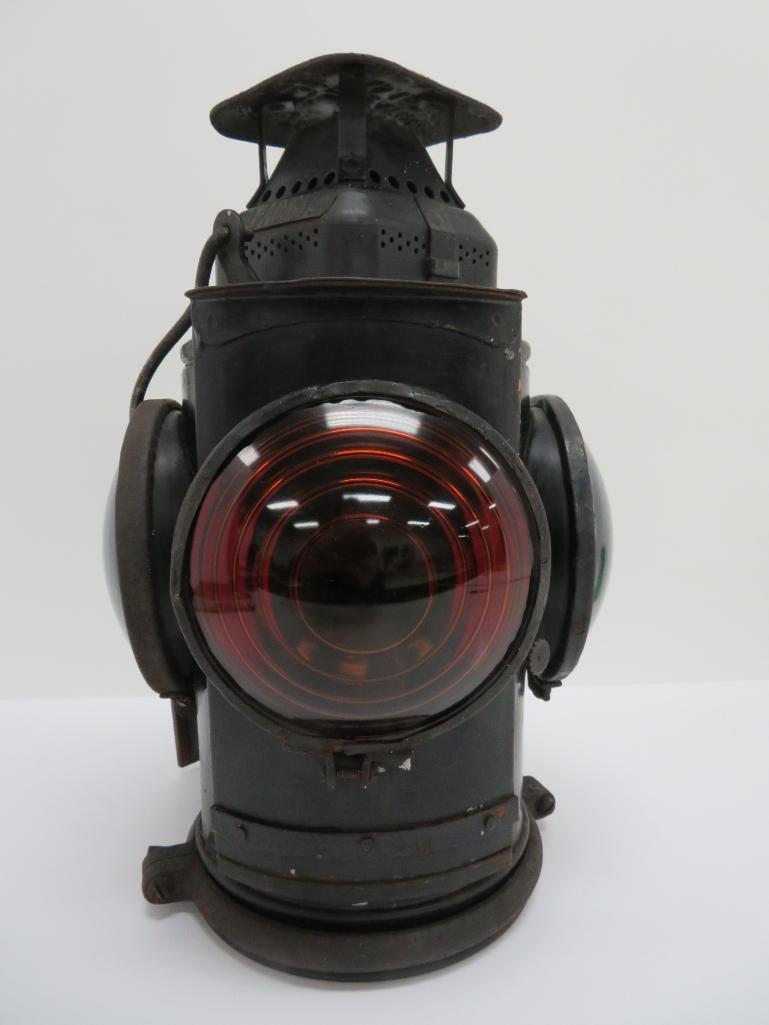 Adlake Sweating Lamp, No Pac Railway, 15", four lens three color