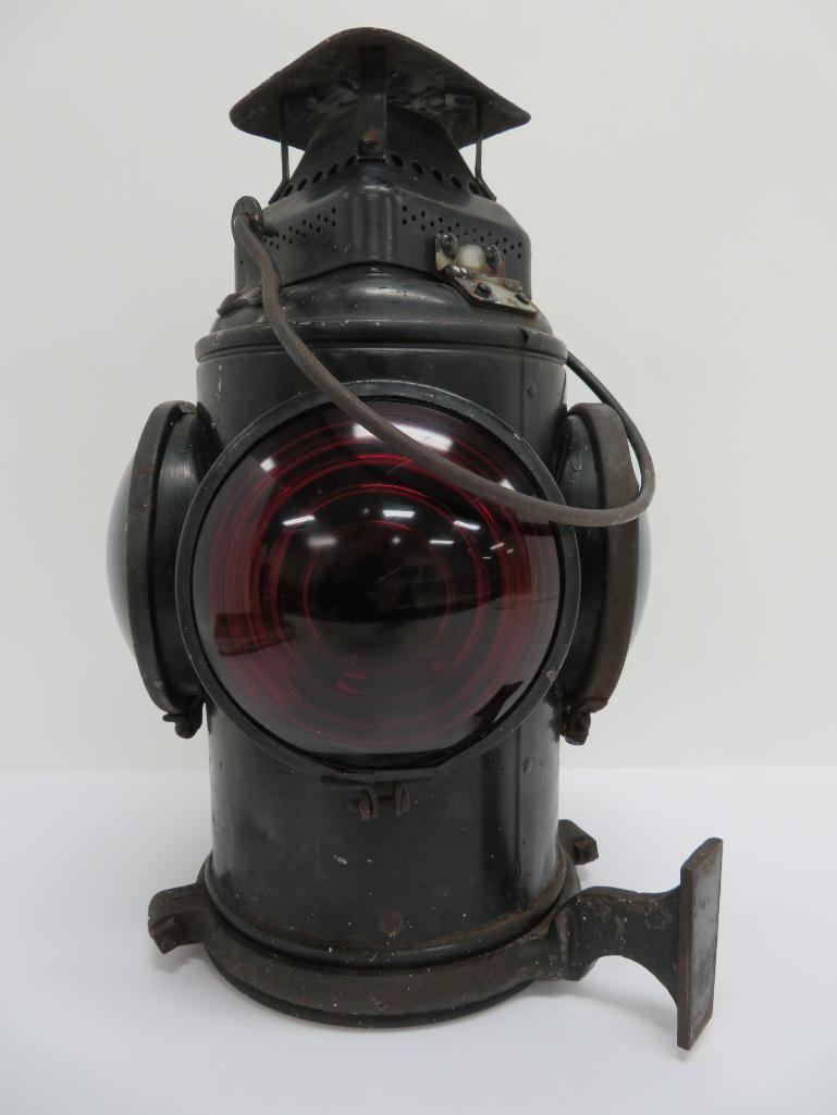 Adlake Sweating Lamp, No Pac Railway, 15", four lens three color