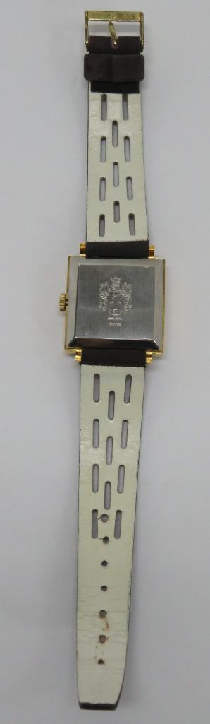 Vintage Brichot square face wrist watch, Swiss made, 17 jewel, working