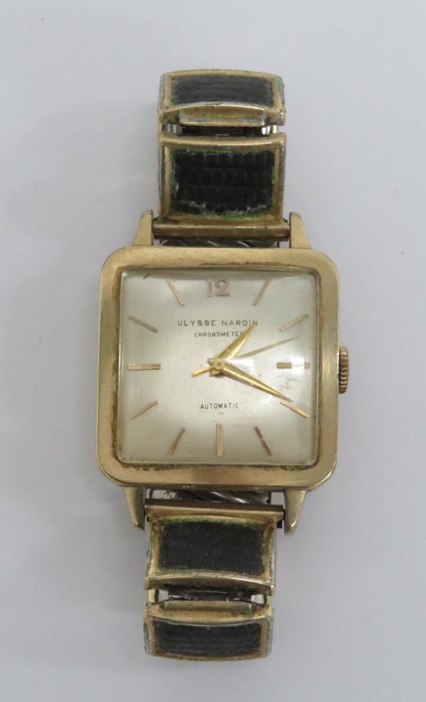 Ulysse Nardin Cronometer Automatic wrist watch, marked 10 K gold filled D & A