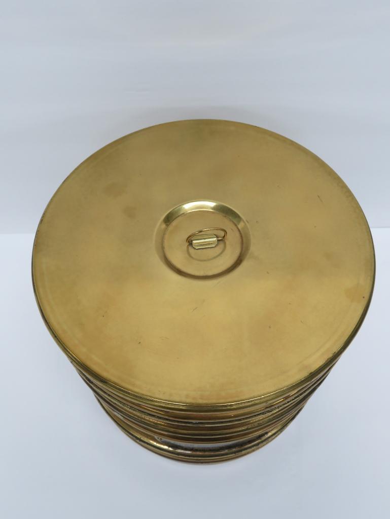 Tyler Standard Screen Scale, brass, six pieces, 8" diameter