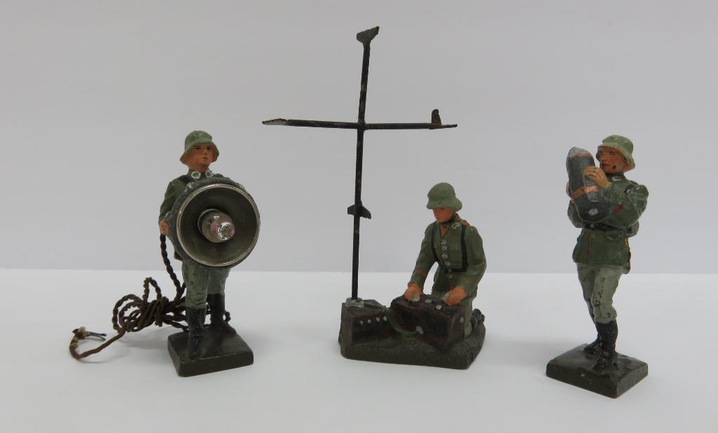 Lineol Germany Composition German toy soldiers, 3" and 4"