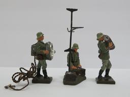 Lineol Germany Composition German toy soldiers, 3" and 4"