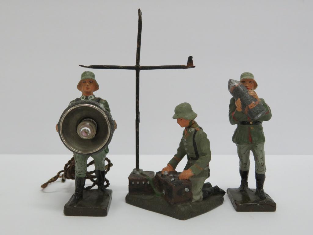 Lineol Germany Composition German toy soldiers, 3" and 4"