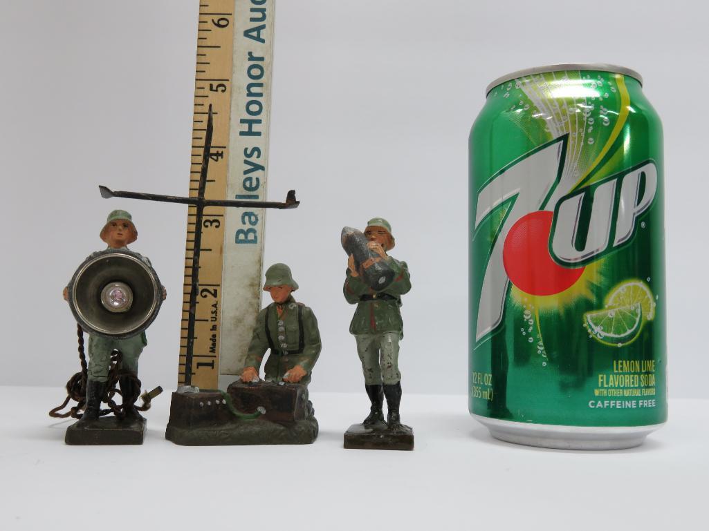 Lineol Germany Composition German toy soldiers, 3" and 4"