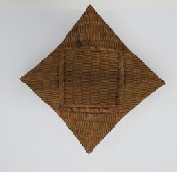 9" lift top Native American basket