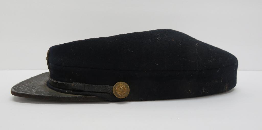 Late 1800's Cadet Kepi hat, University of Wisconsin