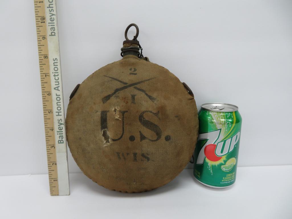 Spanish American War canteen, 2 Reg, Company I Wisconsin