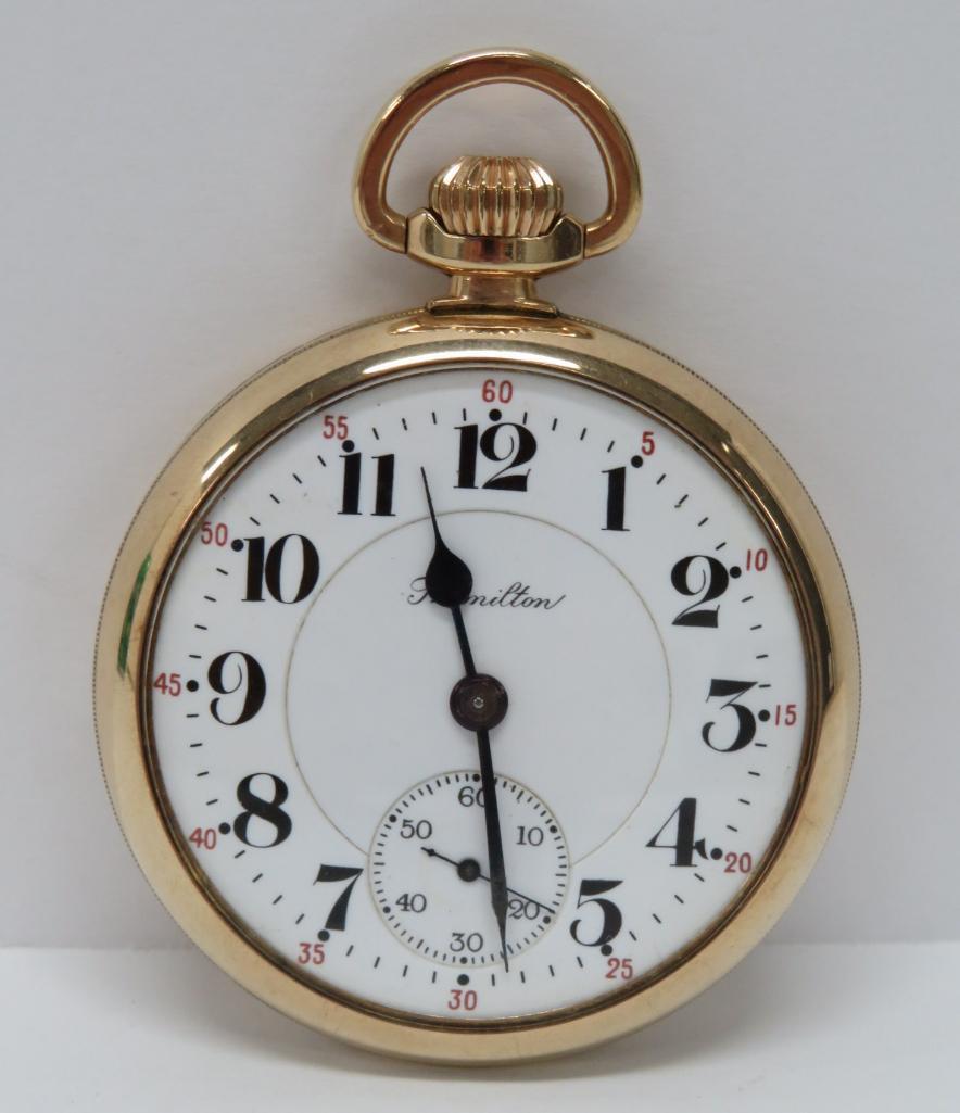 Hamilton Fahys Montauk pocket watch EXC