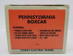 Lionel O gauge train car, New with box, Pennsylvania Boxcar 6-51401