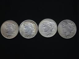 4 1924 - 1926 PEACE DOLLARS