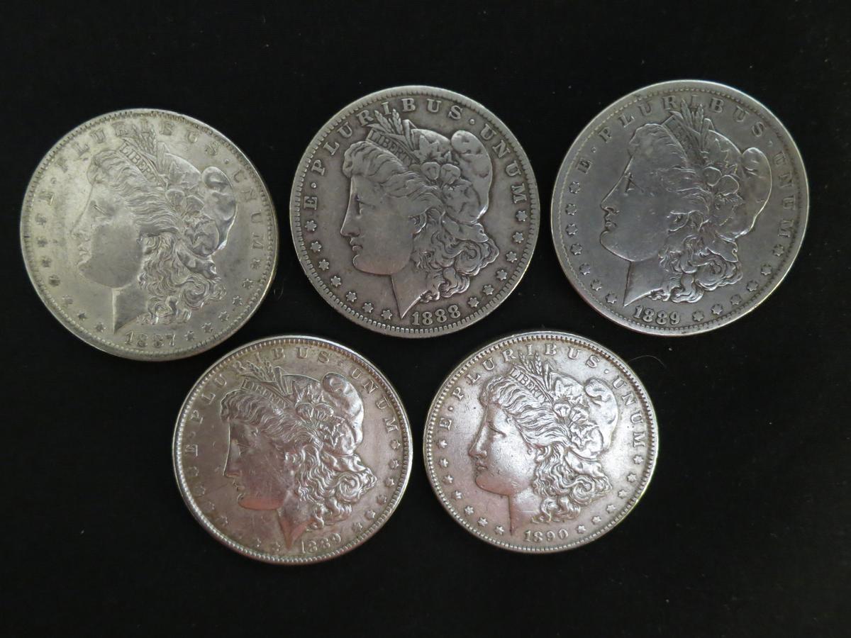 5  MORGAN'S 1887 -1890