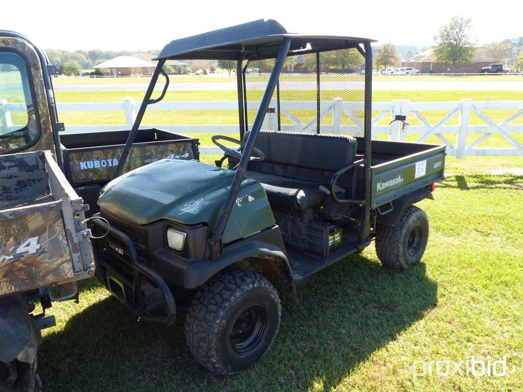 2001 Kawasaki 3010 Mule 4WD Utility Vehicle (No Title - $50 Trauma Care Fee