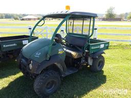 Kawasaki Mule 610 4WD Utility Vehicle, s/n JK1AFEA157B519456 (No Title - $5