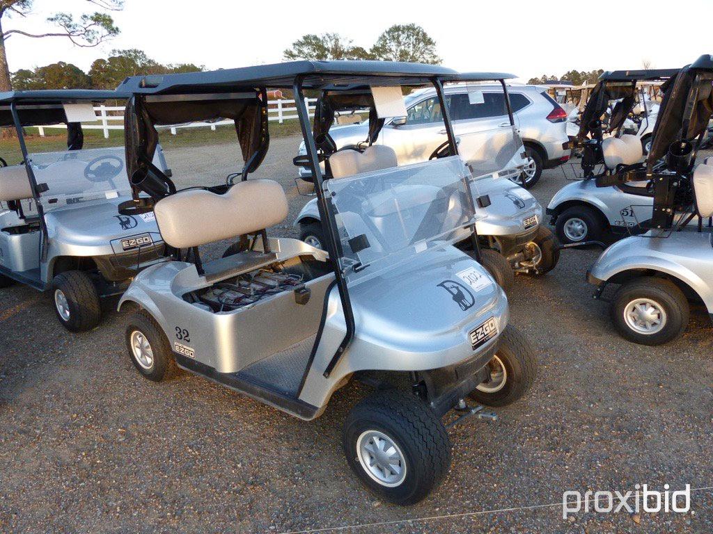 EZGo TXT48 Golf Cart, s/n 3258526 (No Title - Flood Damaged): Gray, Black T