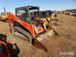 2013 Kubota SVL-2 Skid Steer, s/n 20815: Canopy, LPE Bkt., Aux Hydraulics,