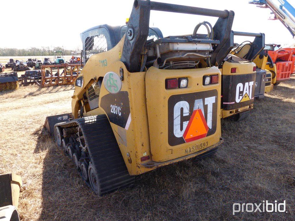 Cat 287C Skid Steer, s/n MAS015931: 6030 hrs