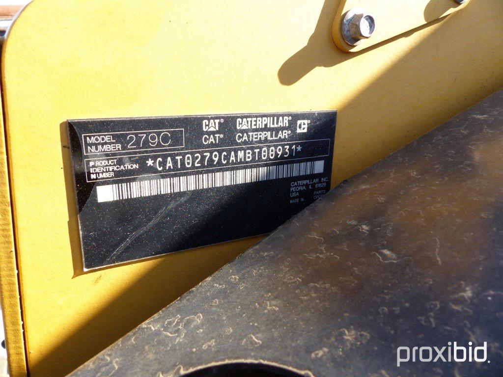 Cat 279C Skid Steer, s/n MBT00931: High Flow, 2-sp., GP Bkt., 3549 hrs