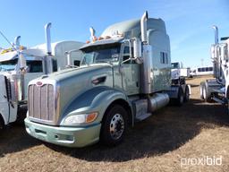 2008 Peterbilt 386 Truck Tractor, s/n 1XPHD49X38D756701: ISX Cummins, 10-sp