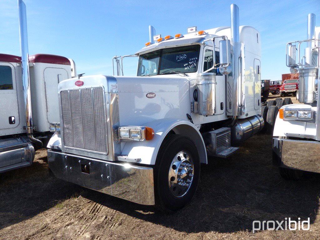 2006 Peterbilt 379 Truck Tractor, s/n 1XP5DB9XX6N640717: Tri-axle, Sleeper