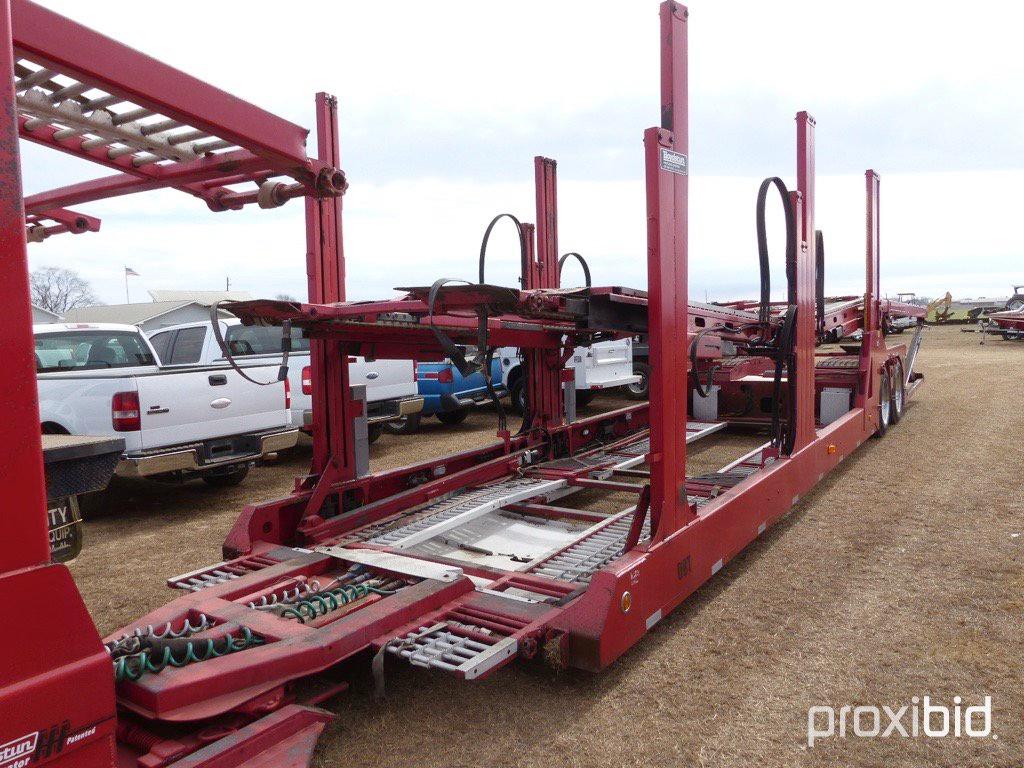 2007 Peterbilt 379 Car Carrier, s/n 1NP5LB9X87D679889: Cat C15 550hp Eng.,