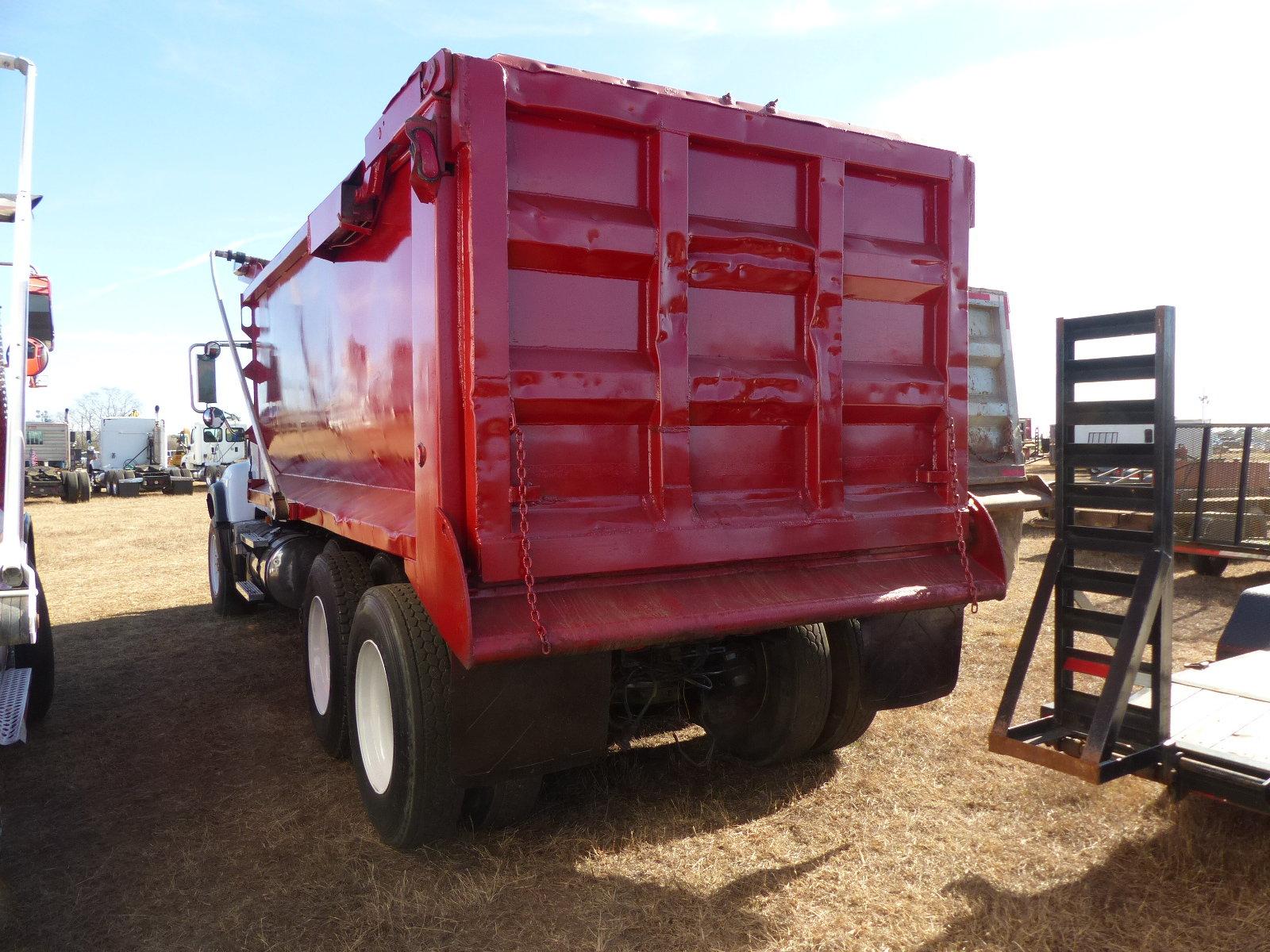 2003 Mack Granite CV713 Tri-axle Dump Truck, s/n 1M2AG11C83M004367: Hard Ox