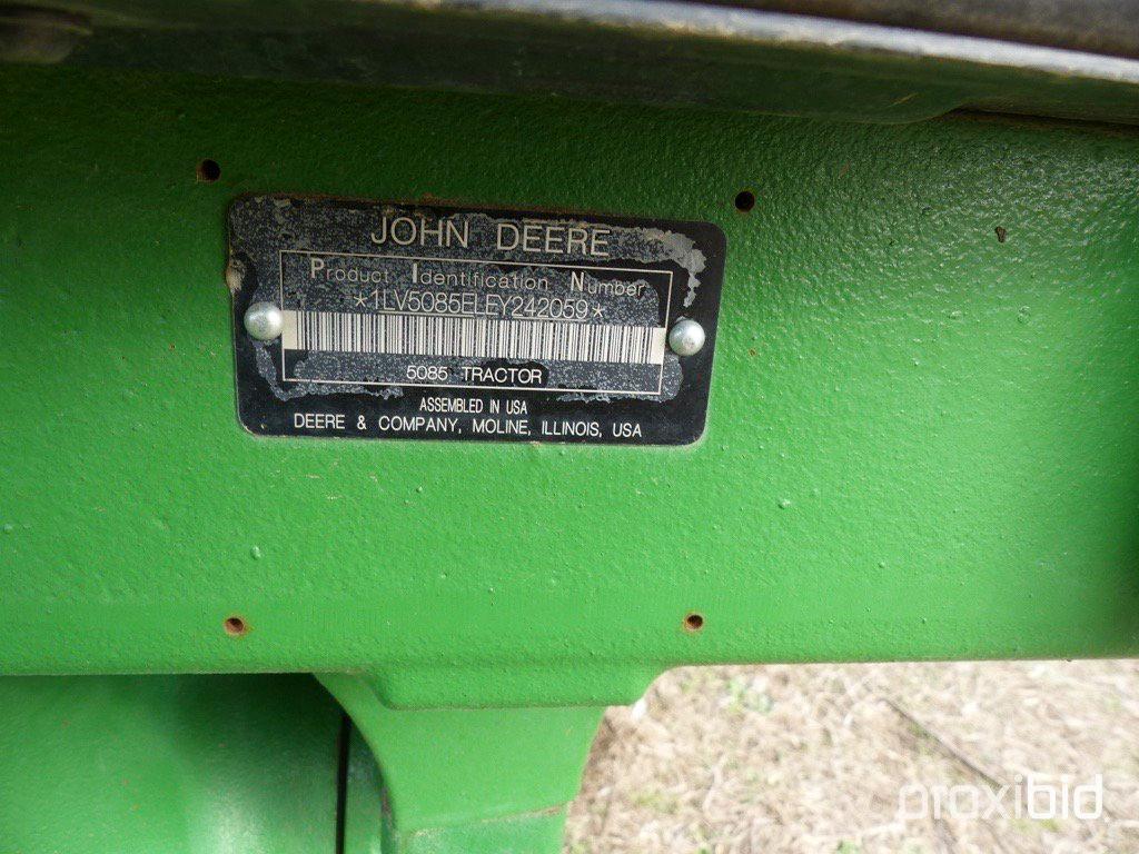 John Deere 5085E MFWD Tractor, s/n 1LV5085ELEY4242059: C/A, w/ Loader, Ag T