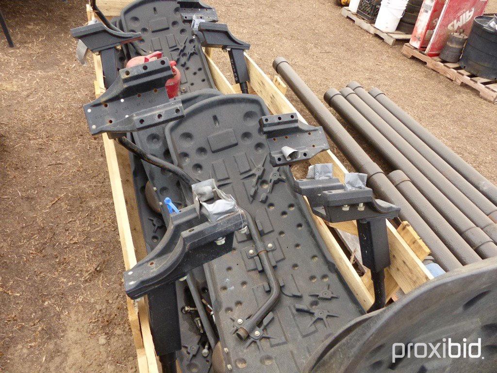 Crate of JD Tractor Fenders