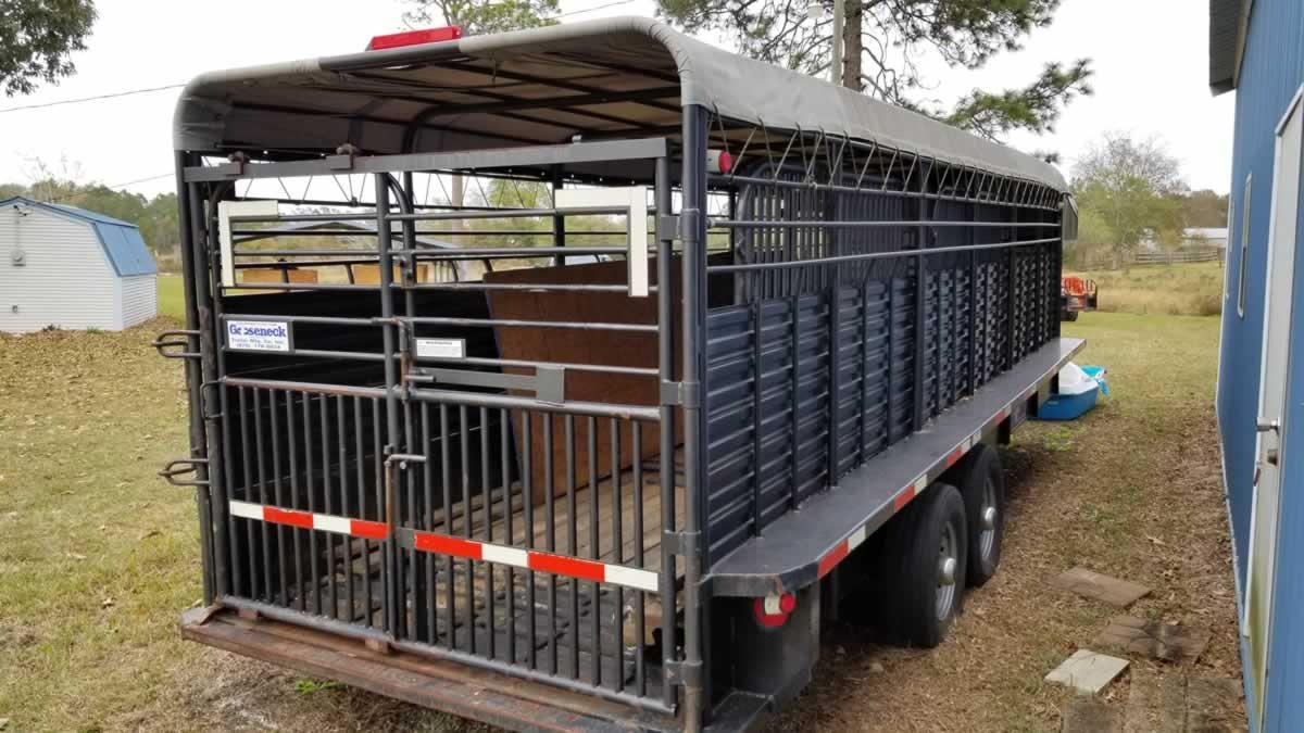 2011 Gooseneck Stock Trailer, s/n 16GS52427AB064586: Model 102468B7B1