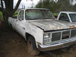 1985 GMC 1500 Pickup, s/n 1GTCC14H1FF720259