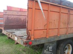 1975 Ford F600 Dump Truck, s/n F61DVV01595: S/A, Gas Eng., 4/2-sp.