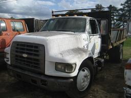 1994 Ford F800 Dump Truck, s/n 1FDNF80C756ZA01343: S/A, Ford Diesel Eng., 6