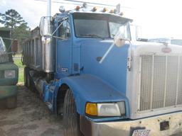 1989 Peterbilt Dump Truck, s/n 1XACDR9XDN277487: T/A, Diesel Eng., 9-sp.