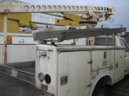 1989 Ford F350 Bucket Truck, s/n 2FDKE37HXKCA50786: Gas Eng., Auto Trans.