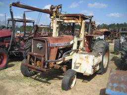 Massey Ferguson 283 Tractor, s/n 6469001425: Diesel, w/ Side Boom Mower, 17