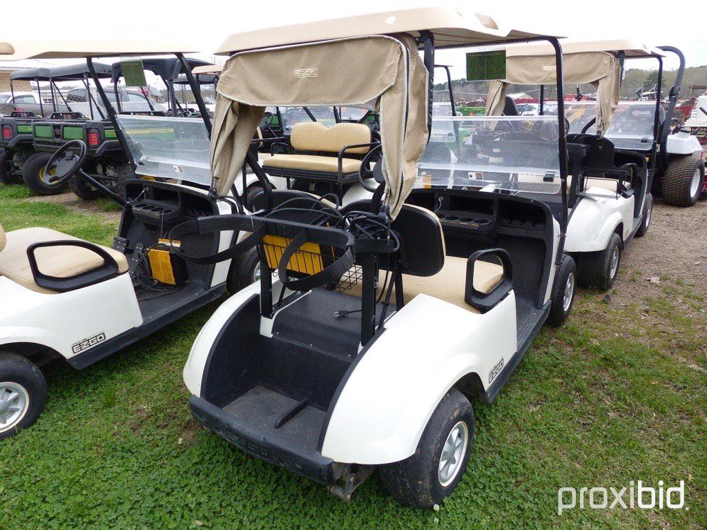 2014 EZGo TXT Electric Golf Cart, s/n 3055008 (No Title): 48-volt, Windshie