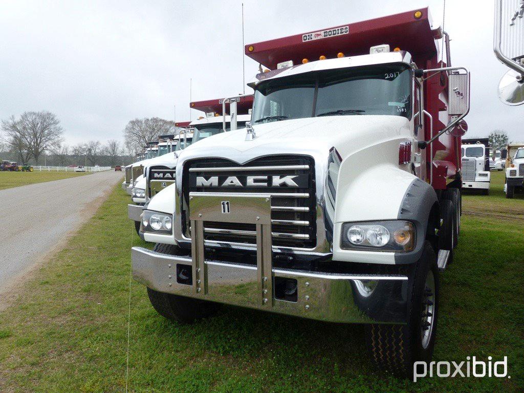 2017 Mack Granite GU713 Tri-axle Dump Truck, s/n 1M2AX07C8HM036583 (Title D