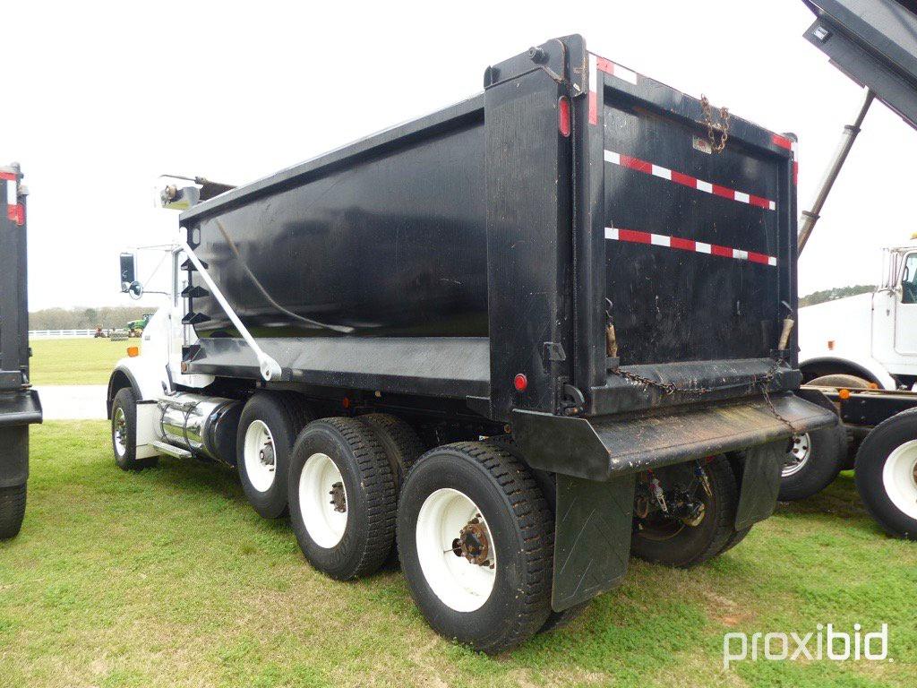 2013 Kenworth T800 Tri-axle Dump Truck, s/n 1NKDL40X2DJ339208: Cummins ISX1