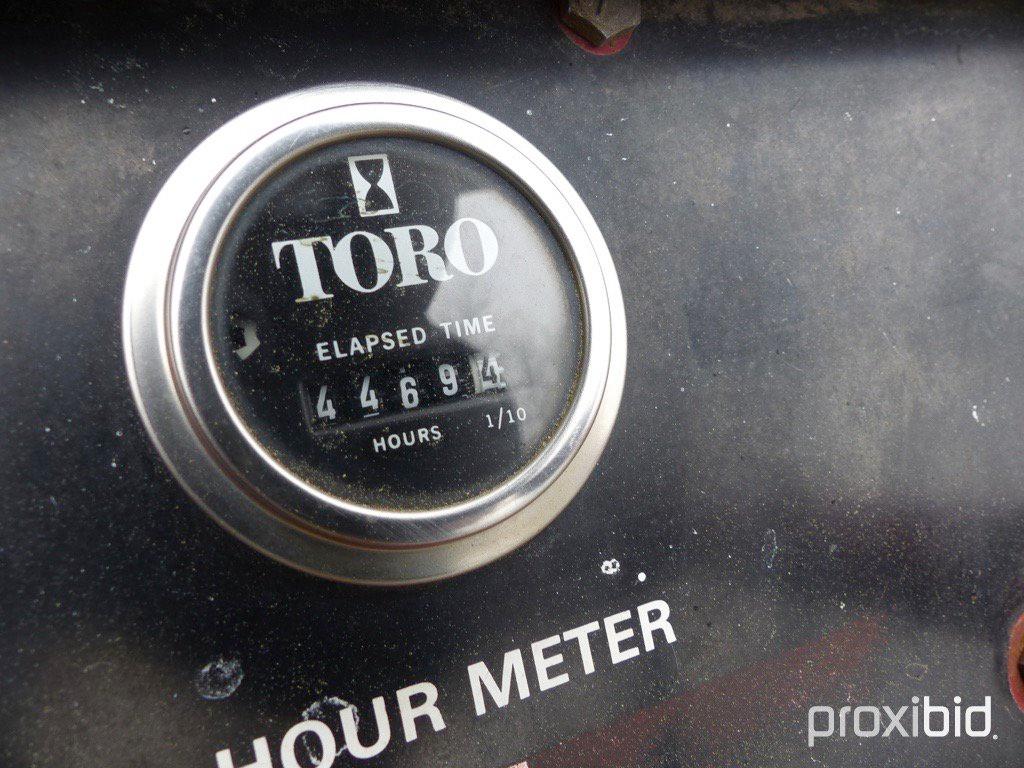 Toro SandPro Detacher, s/n 08880-00558: 3-wheel