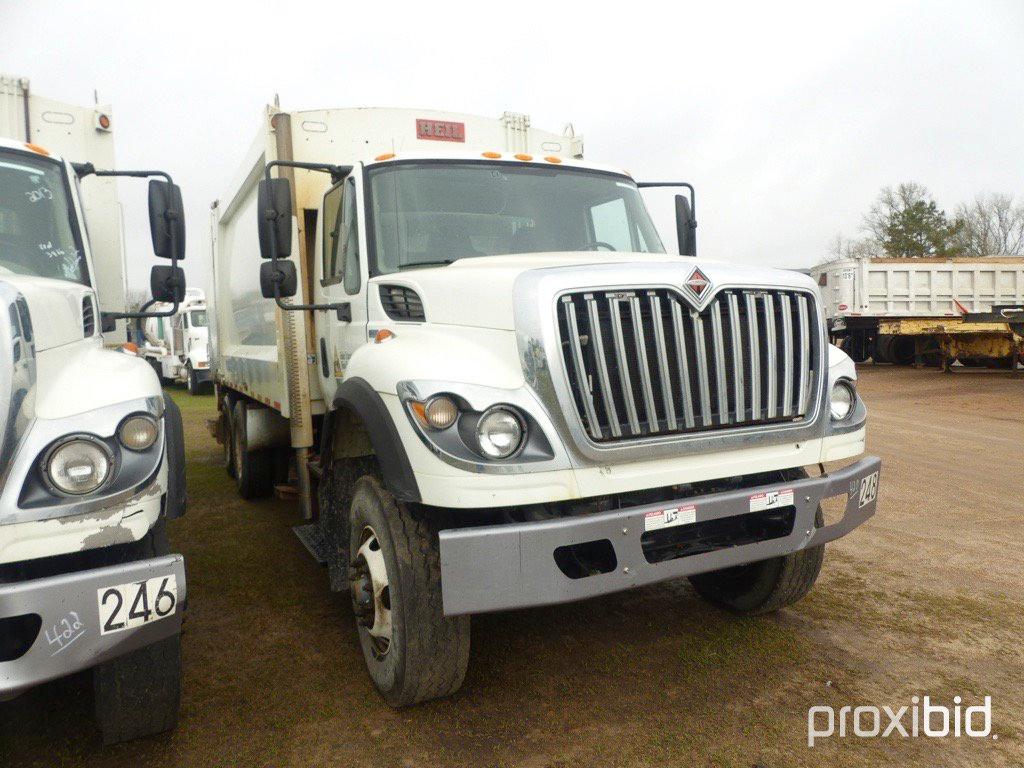 2013 International 7400 SBA 6x4 Garbage Truck, s/n 1HTWGAZT5DJ333418: Maxxf