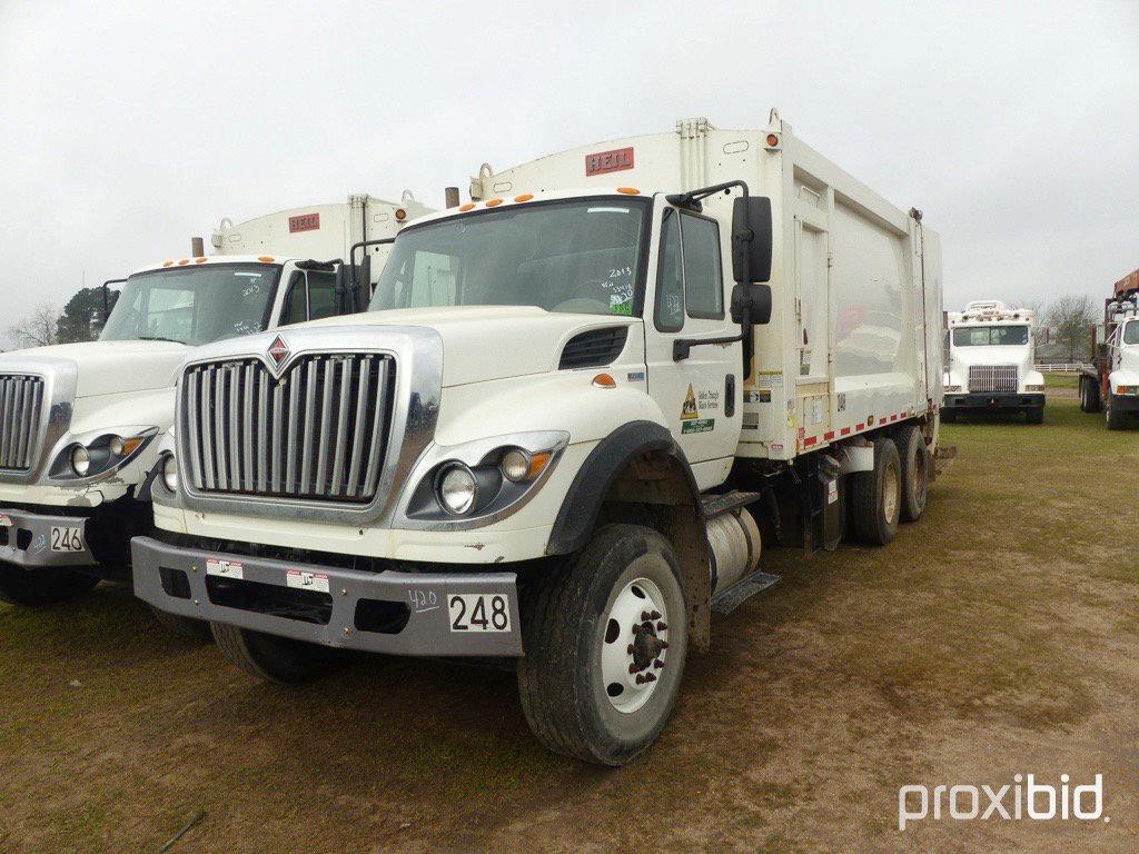 2013 International 7400 SBA 6x4 Garbage Truck, s/n 1HTWGAZT5DJ333418: Maxxf