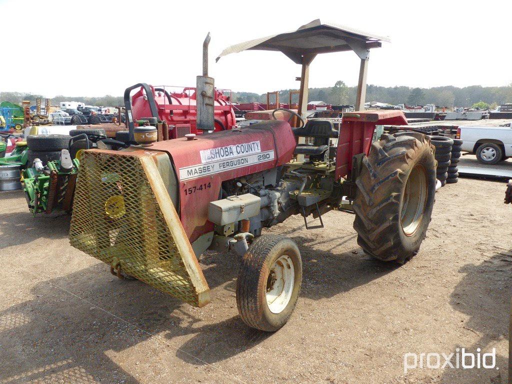 Massey Ferguson 290 Tractor, s/n 393148 (Salvage): (County-Owned)