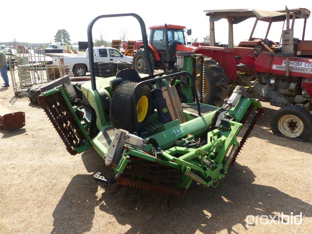 John Deere 1905 Reel Mower, s/n 195212: 5-reel, Yanmar Diesel