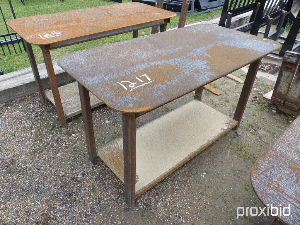 Heavy-duty 30x57 Welding Shop Table w/ Shelf