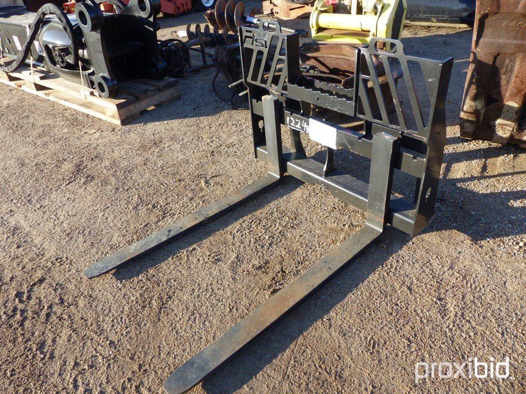 Backer Plate & forks for Skid Steer