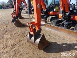 2014 Kubota U55-4RIA Mini Excavator, s/n 25146: Blade, Meter Shows 1209 hrs