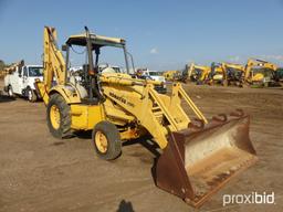 2001 Komatsu WB140-2 Loader Backhoe, s/n F11252: Canopy, GP Loader, 12" Bkt