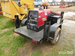 Lincoln 225 Ranger Welder: Trailer-mtd. (No Title), Oxy/Acet Tanks, Tool Bo