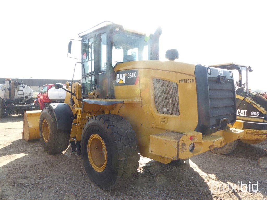 2013 Cat 924K Rubber-tired Loader, s/n PWR01520: C/A, GP Bucket w/ Quick Co