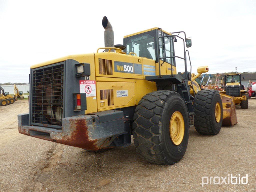 2007 Komatsu WA500-6 Rubber-tired Loader, s/n A92143: Encl. Cab, GP Bkt.